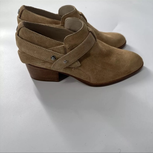 Rag & Bone Tan Suede Leather Ankle Boots Booties Women's Size 36.5/6.5 - Picture 4 of 7